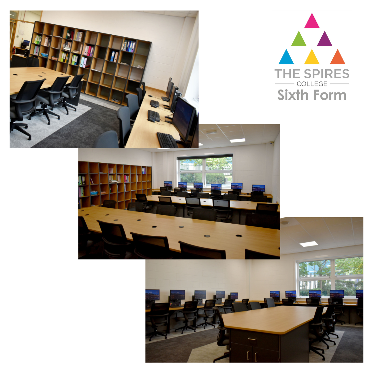 Sixth form study rooms