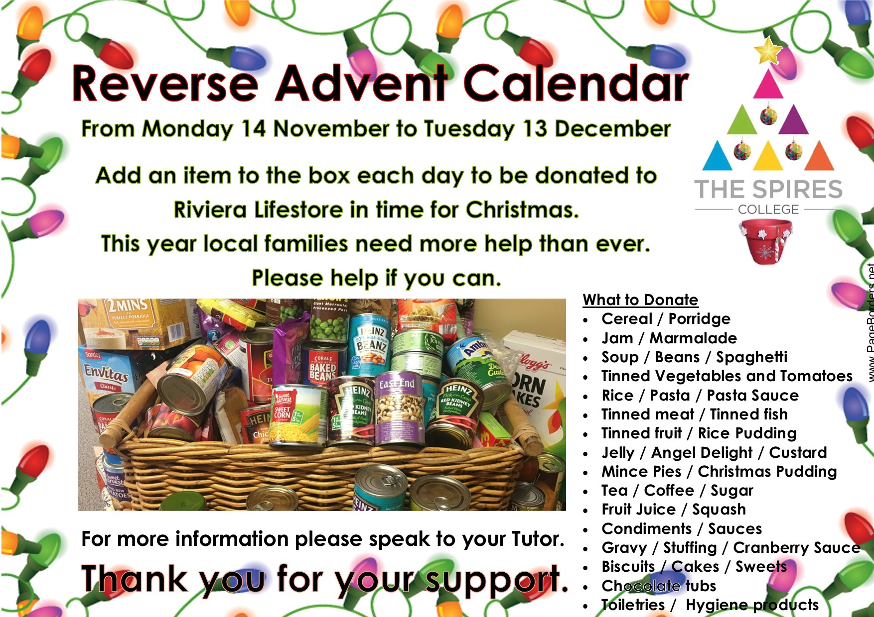 Information about Reverse Advent Calendar Collection