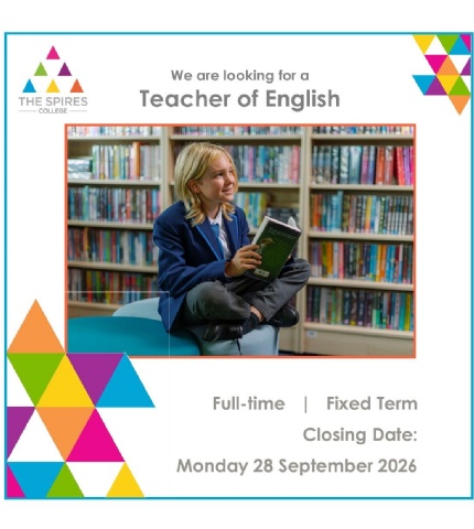 Teacher of English (fixed term)